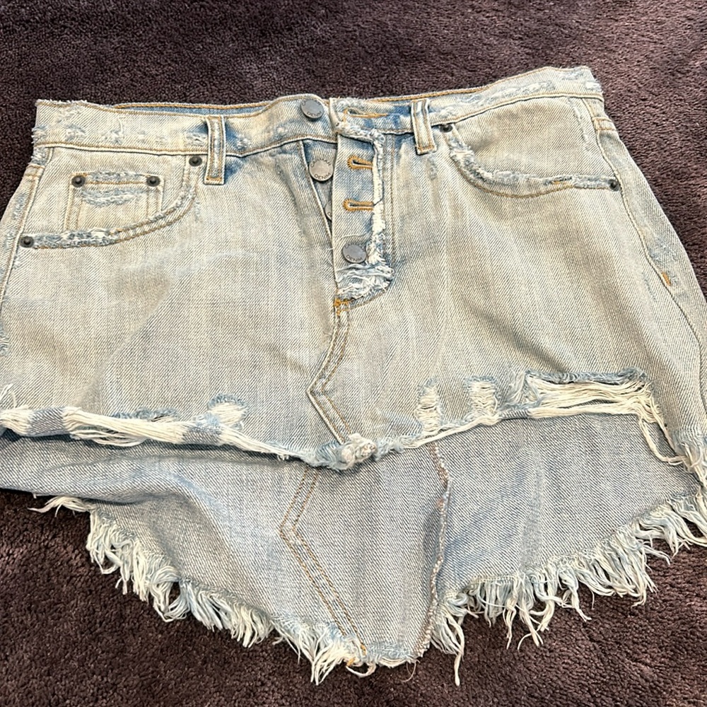 Mini Jean skirt sz 26